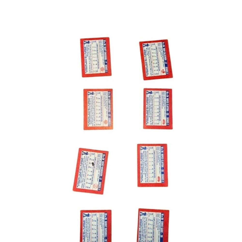 1992 Donruss Mini Baseball Card Lot 15 Cards +‎ Wrapper Insert Henderson